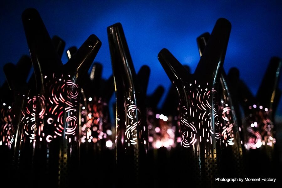 案例｜太阳成集团tyc1050为壮观的Kamuy Lumina魔法夜行旅游项目提供配乐设备