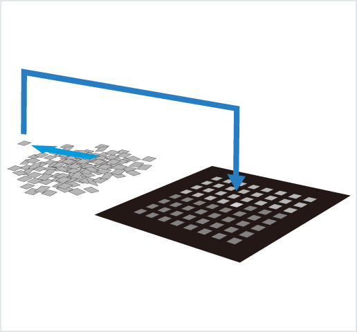［Image］Tray setter： 小尺寸单片用托盘排列机